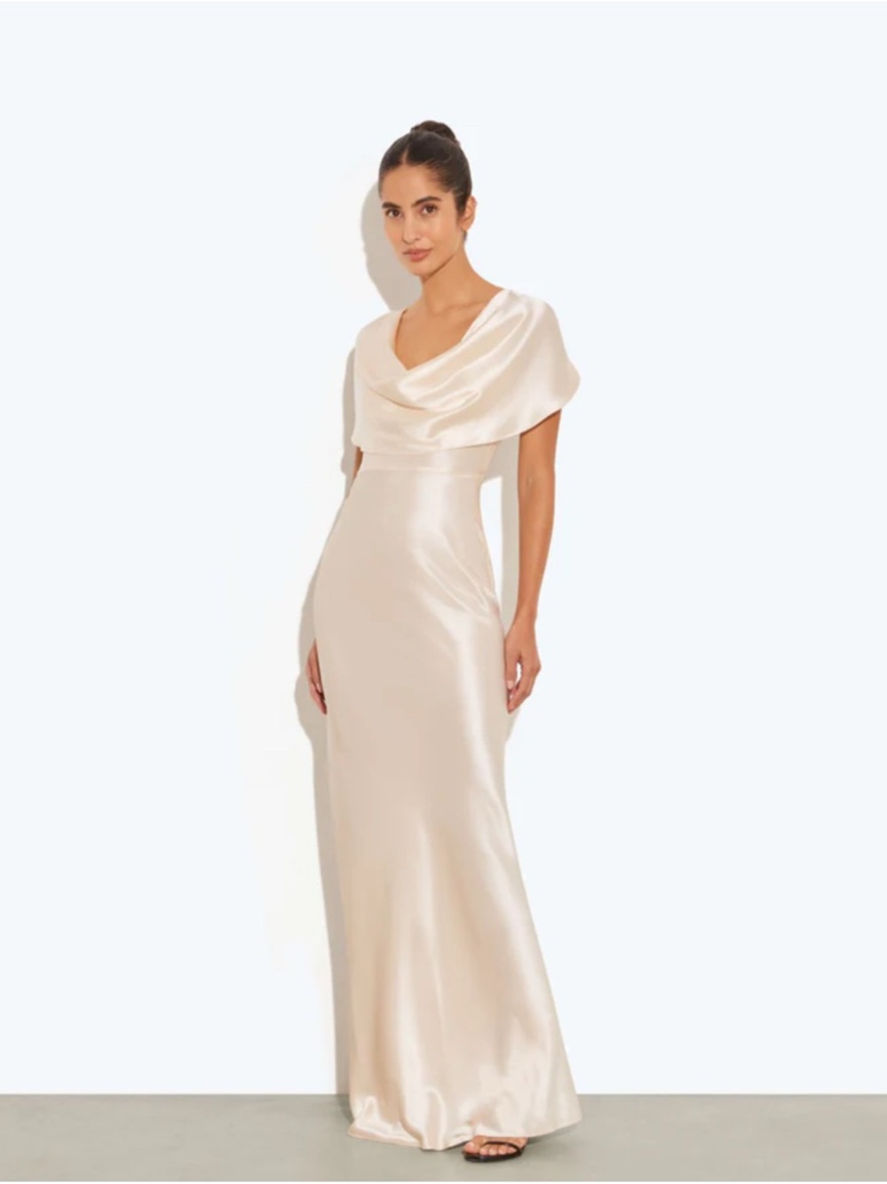 Rat & Boa Cream Lilia Maxi dress